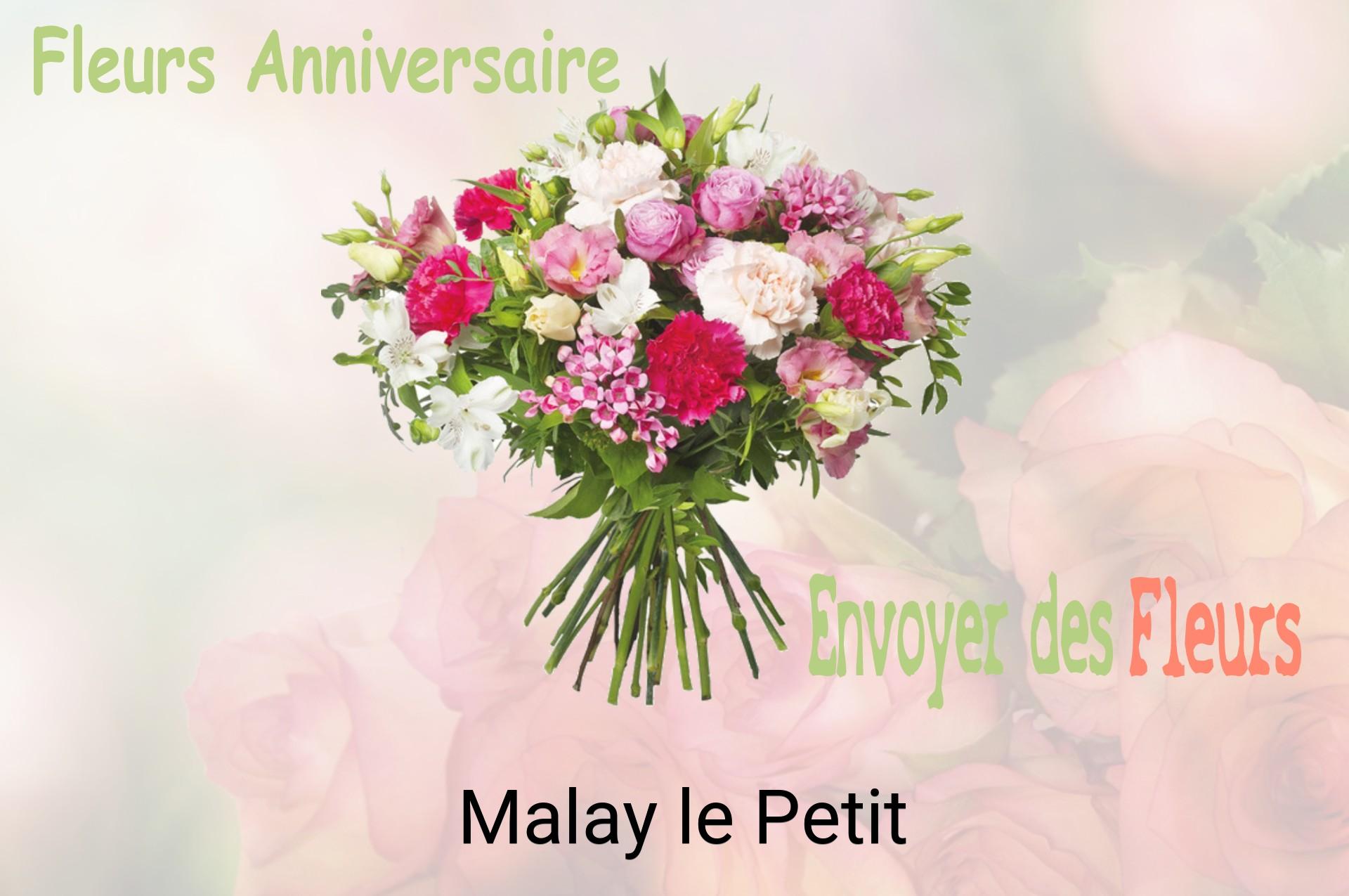 Bouquet de fleurs d’anniversaire livré à Malay-le-Petit